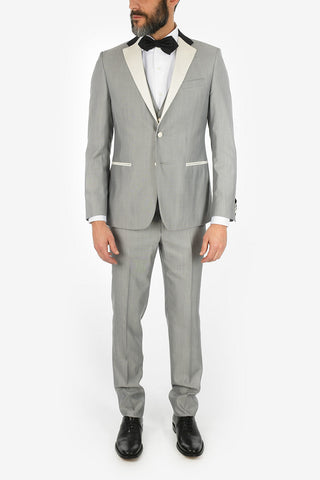 CC COLLECTION silk and virgin wool CERIMONIA REFINED suit
