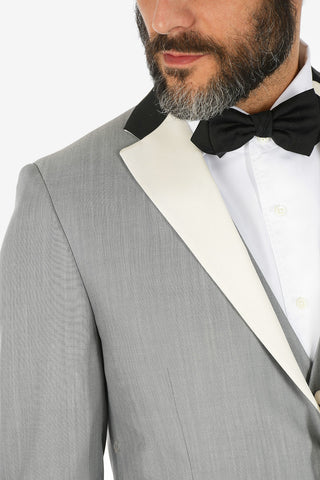 CC COLLECTION silk and virgin wool CERIMONIA REFINED suit