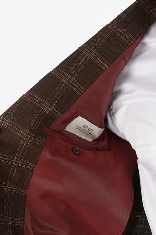 CC COLLECTION blazer REFINED in lana vergine e lino