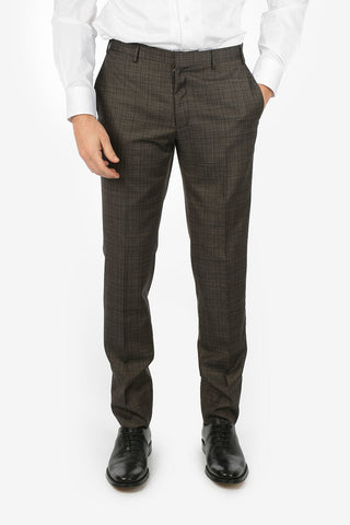 CC COLLECTION  REWARD tattersall check virgin wool suit