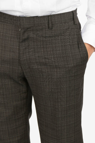 CC COLLECTION  REWARD tattersall check virgin wool suit