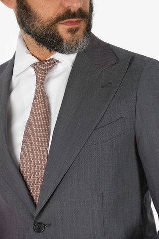CC COLLECTION silk and virgin wool single breasted REWARD suit