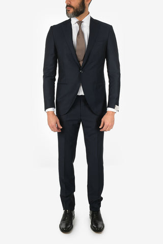 virgin wool drop 8R CERIMONIA-ACADEMY 1-button suit