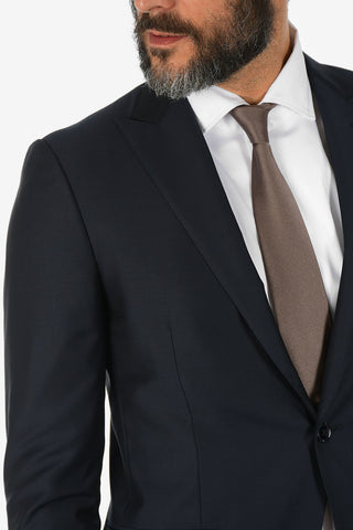 virgin wool drop 8R CERIMONIA-ACADEMY 1-button suit