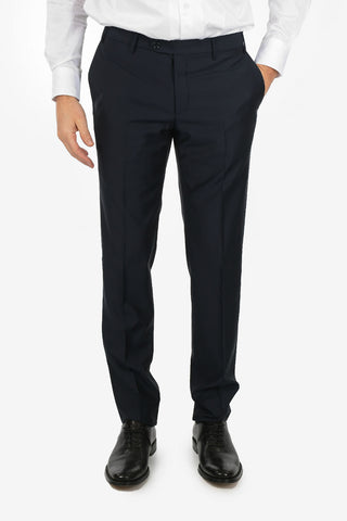virgin wool drop 8R CERIMONIA-ACADEMY 1-button suit