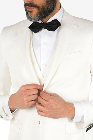 CC COLLECTION CERIMONIA REFINED pinstriped 2-button suit