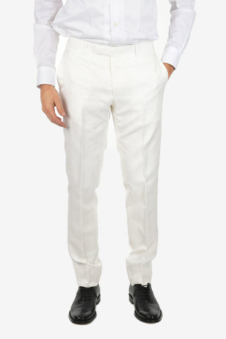 CC COLLECTION CERIMONIA REFINED pinstriped 2-button suit