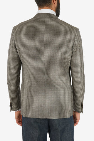 blazer GATE mini check in lana vergine