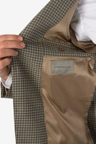 blazer GATE mini check in lana vergine
