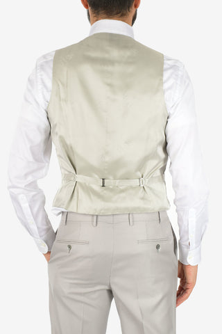 silk and virgin wool 3 piece waistcoat CERIMONIA LEADER suit