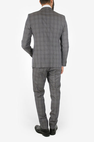 CC COLLECTION abito RESET plaid in lana vergine