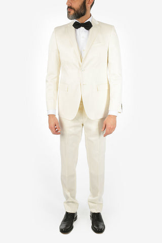 CC COLLECTION CERIMONIA REFINED pinstriped drop 8R 3 piece waistcoat suit
