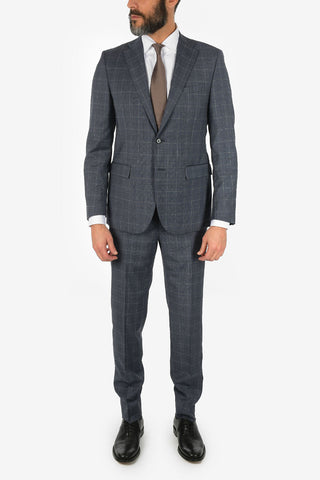 CC COLLECTION abito REFINED a quadri in lana vergine