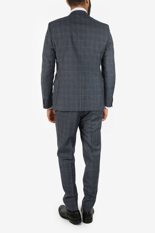 CC COLLECTION abito REFINED a quadri in lana vergine