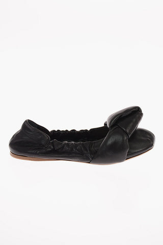 Soft Leather Stretchy Ballet Flats