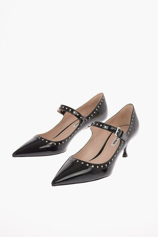 Pumps Kitten Heel in Vernice 5cn