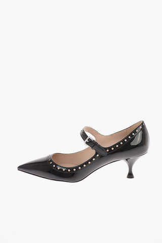 Pumps Kitten Heel in Vernice 5cn