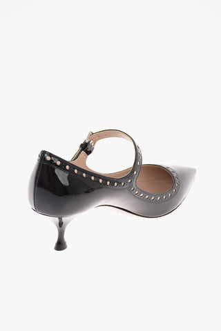 Pumps Kitten Heel in Vernice 5cn