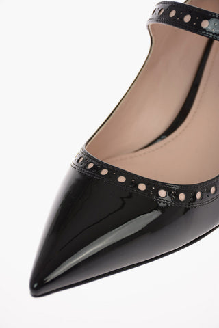 Pumps Kitten Heel in Vernice 5cn