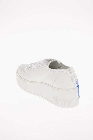 Leather Sneakers with Platform sole 5cm