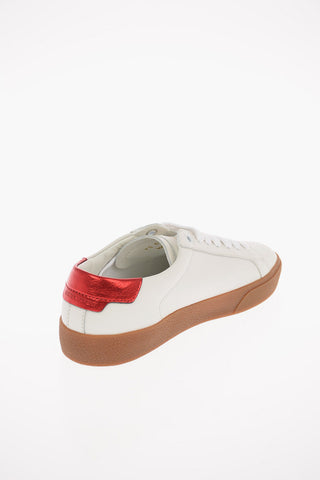 Leather BROOKLYN Sneakers with Embroidered Logo