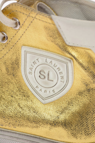 Sneakers BEDFORD in Denim Lamé