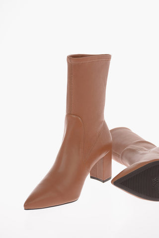 Soft Leather LANDRY 75 Ankle Boots with Point Toe 7.5 cm