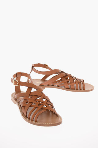 Braided Leather Sandals