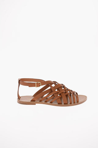 Braided Leather Sandals