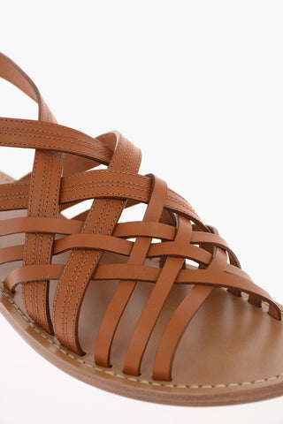 Braided Leather Sandals