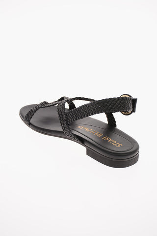Braided Leather TEODORA Sandals 1.5 cm
