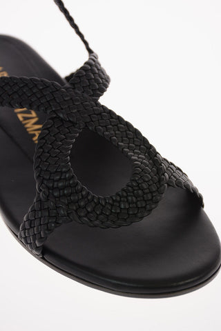 Braided Leather TEODORA Sandals 1.5 cm