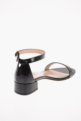 Lacquered Leather NUDIST JUNE Sandals 4 Cm