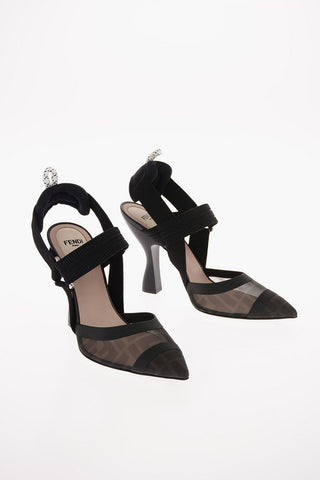 Slingbacks COLIBRÍ in Rete con Tacco a Rocchetto 10 Cm