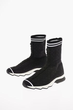 Fabric Pull On Sneakers 