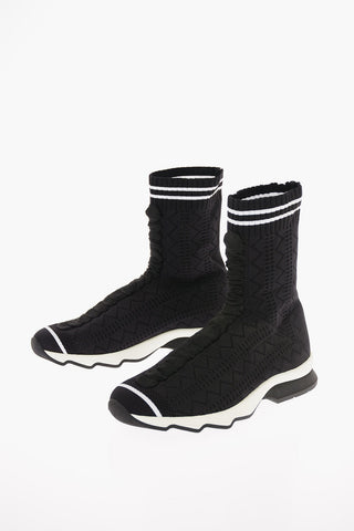 Fabric Pull On Sneakers 