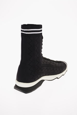 Fabric Pull On Sneakers 