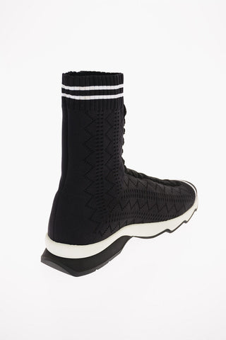 Fabric Pull On Sneakers 
