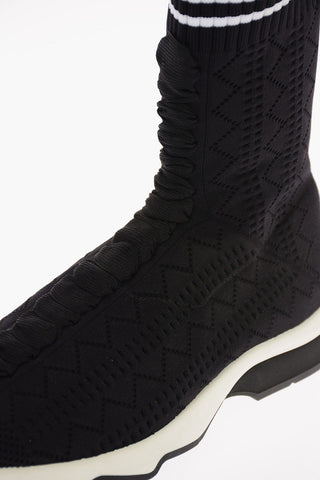Fabric Pull On Sneakers 