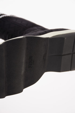 Fabric Pull On Sneakers 