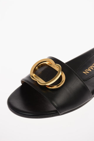 Soft Leather CAICOS Slippers with Jewel Application 1.5 cm