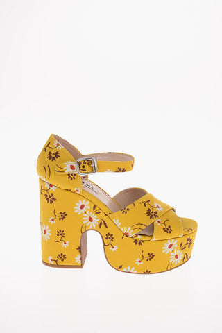 Sandali Platform Fantasia Floreale 12cm