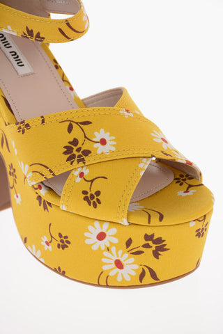 Sandali Platform Fantasia Floreale 12cm