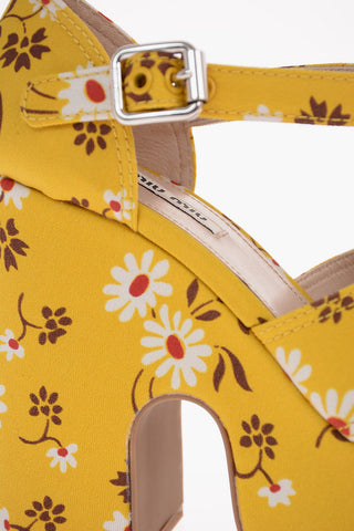 Sandali Platform Fantasia Floreale 12cm