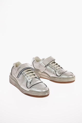 Vintage Effect Leather SL24 LOW TOP AGE Sneakers