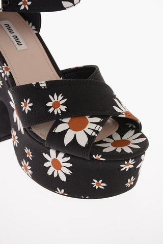 Sandali Platform Fantasia Floreale 12cm