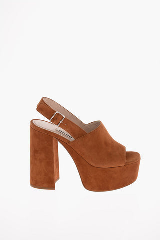 Suede Platfrom Sandals 13cm