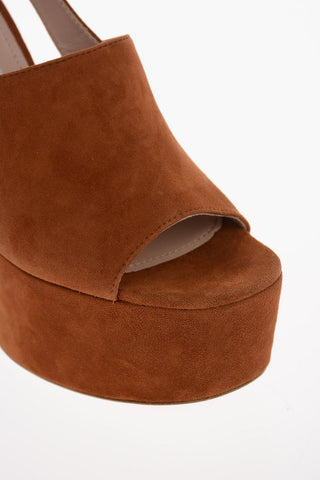 Suede Platfrom Sandals 13cm