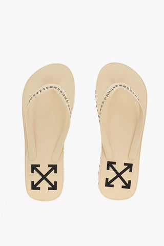 Flip Flops in Gomma con Logo All Over