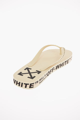 Flip Flops in Gomma con Logo All Over